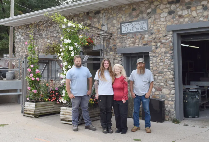 Generations team up to keep Norway Granite in community